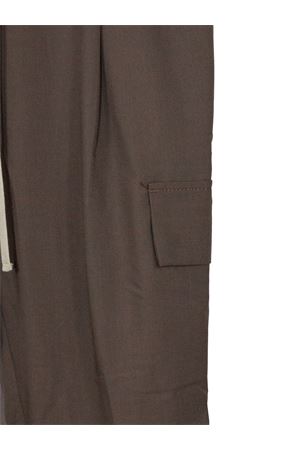 Pantalone cargo in cotone marrone STATE OF ORDER | SP26033A029